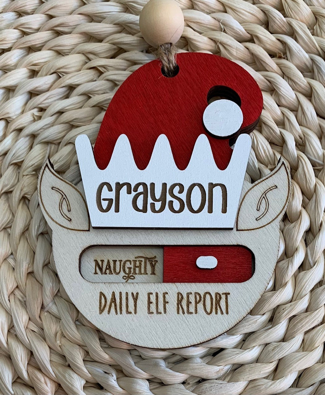 Elf Daily Report Ornament