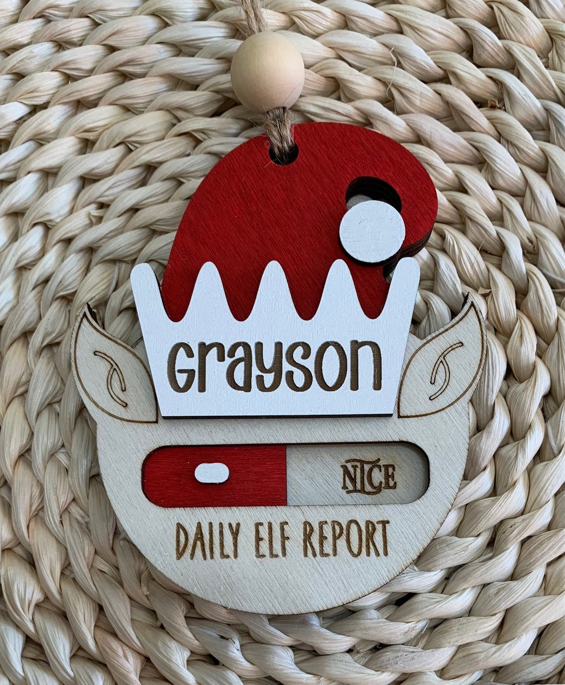 Elf Daily Report Ornament