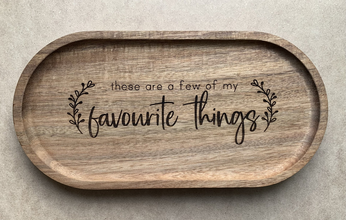 Favourite Things Tray