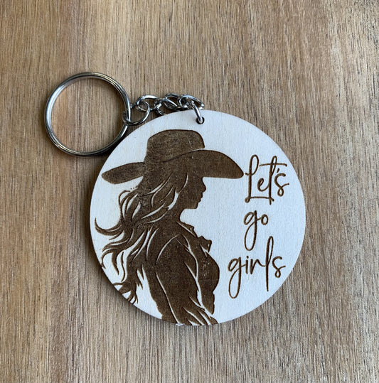 Keychain - lets go girls