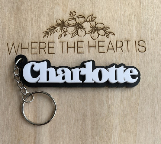 Personalized keychain