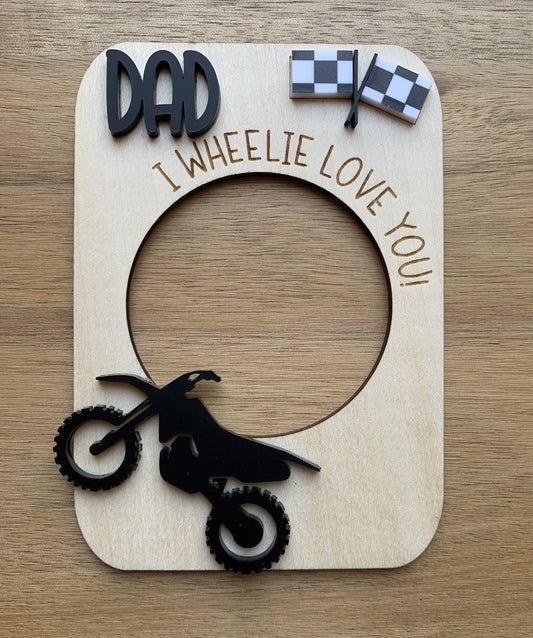 Wheelie Love You Magnet